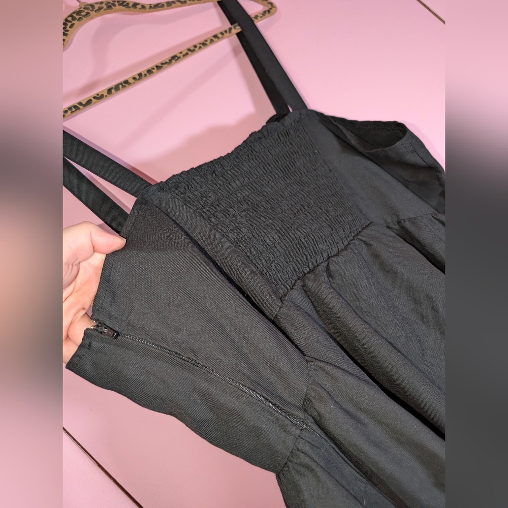 Hot Topic Gothic Black Buckle Mini Dress - Picture 5 of 6